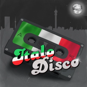 Italo disco playlist artwork by fiona oconnor